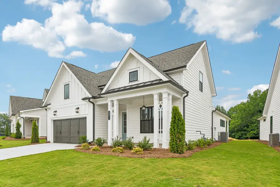 Front exterior of a home in the Aberdeen community, located in Hoschton, GA (Image 3). Front exterior of a home in the Aberdeen community, located in Hoschton, GA (Image 3).