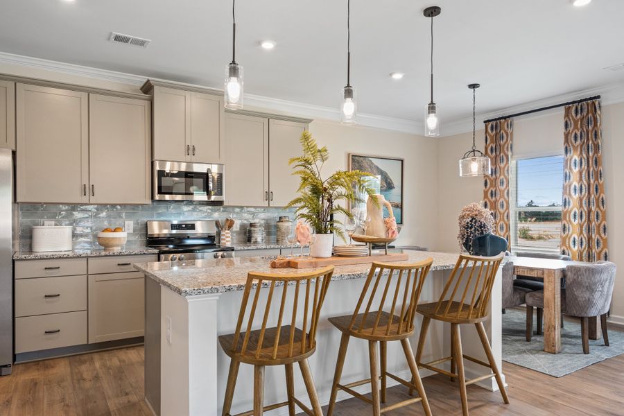 Furnished interior in a model home at Vandiver Creek in South Fulton (Image 52).