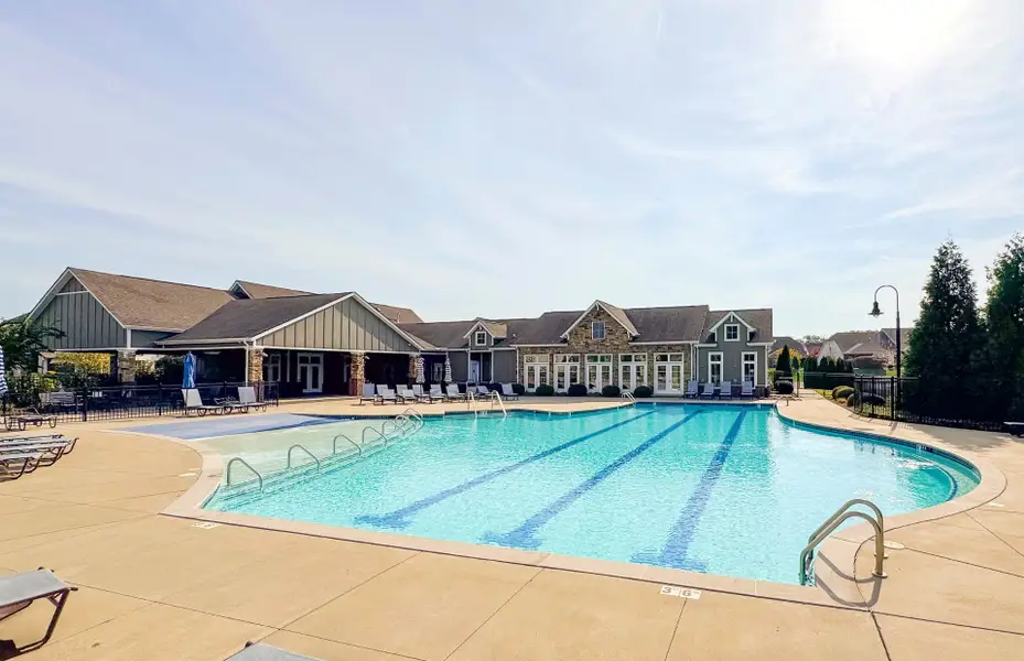 Millstone Community Pool in Hendersonville New Construction community	by Pulte Homes