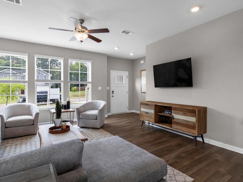 Furnished interior in a model home at Ivy Glen in Perry (Image 7).
