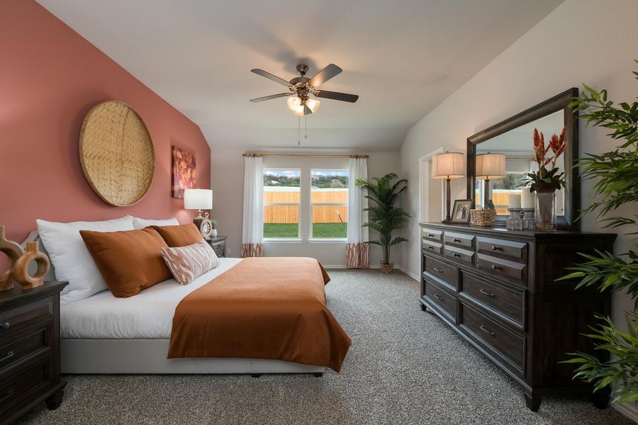 Furnished interior in a model home at Clayton Ranch in Copperas Cove (Image 17). Furnished interior in a model home at Clayton Ranch in Copperas Cove (Image 17).