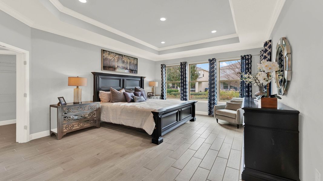 Furnished interior in a model home at Waterleigh in Winter Garden (Image 8).