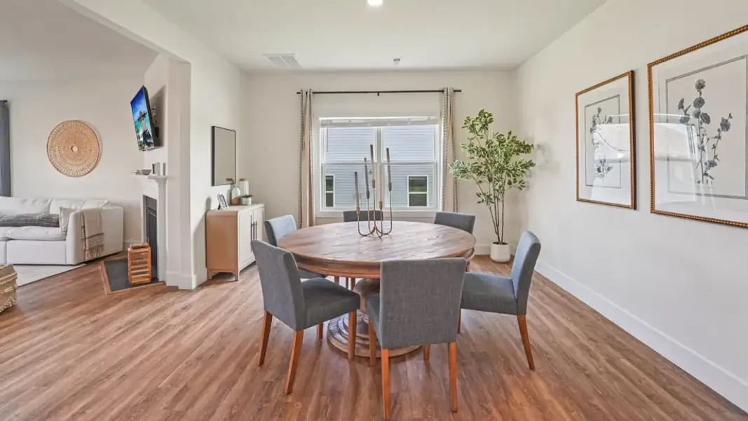 Furnished interior in a model home at Old Shiloh in Greeneville (Image 9).