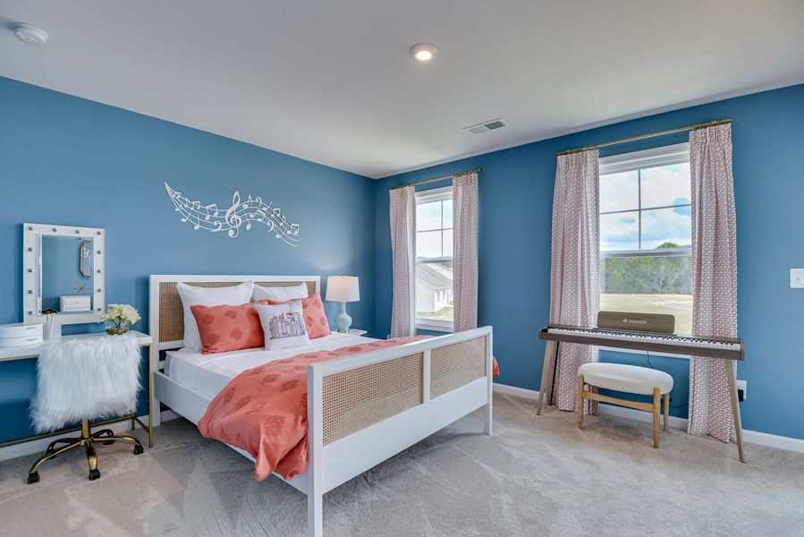 Generously sized secondary bedrooms designed to adapt Generously sized secondary bedrooms designed to adapt