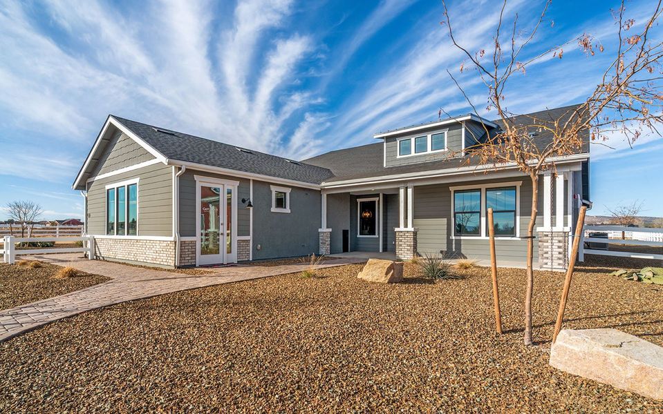 Front exterior of a home in the Heritage Pointe community, located in Chino Valley, AZ (Image 8).