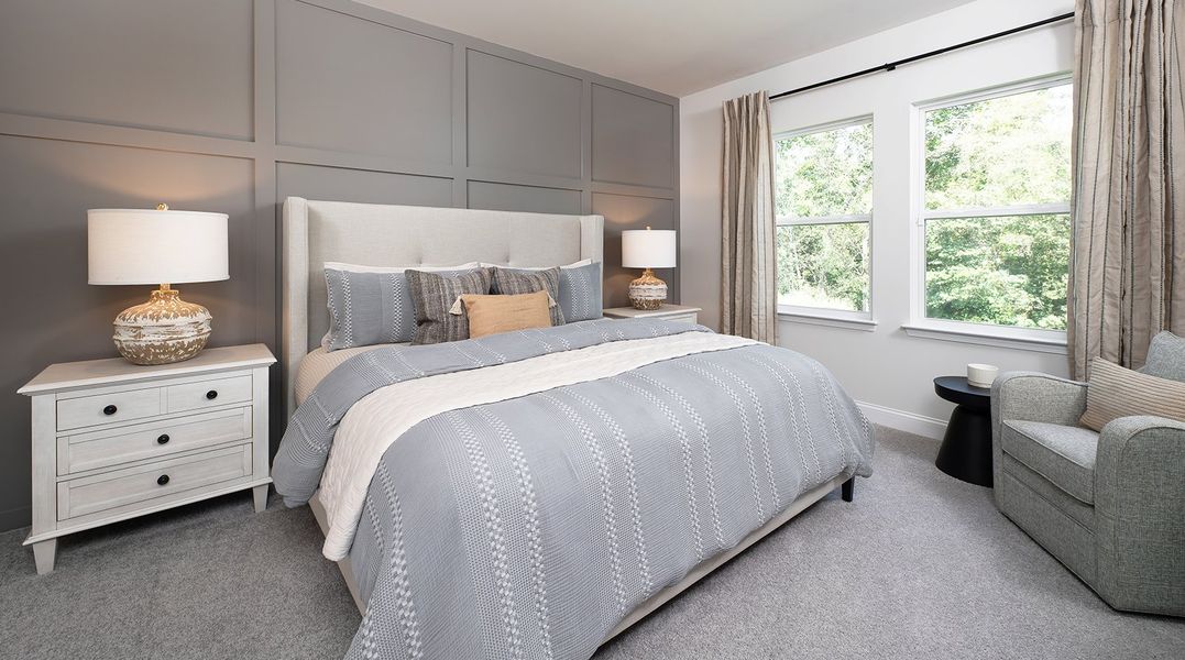 Furnished interior in a model home at Cades Bluff in Lebanon (Image 8).