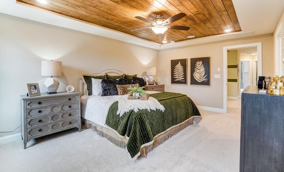 Furnished interior in a model home at Holden Village in Youngsville (Image 22).