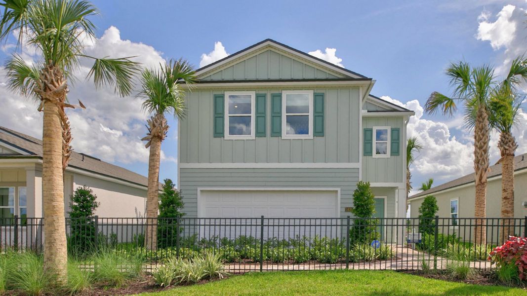 Front exterior of a home in the Rookery community, located in Green Cove Springs, FL (Image 6). Front exterior of a home in the Rookery community, located in Green Cove Springs, FL (Image 6).
