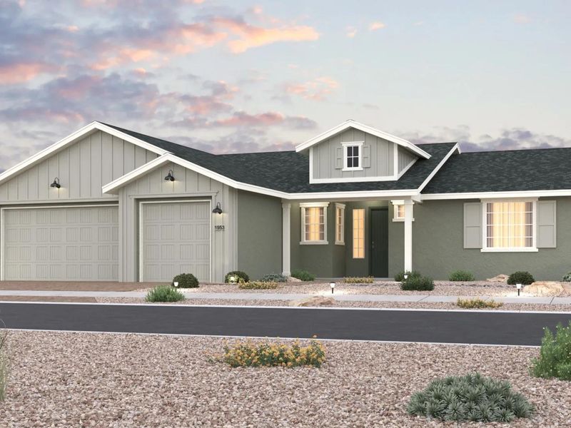 Front exterior of a home in the Westwood community, located in Prescott, AZ (Image 8).