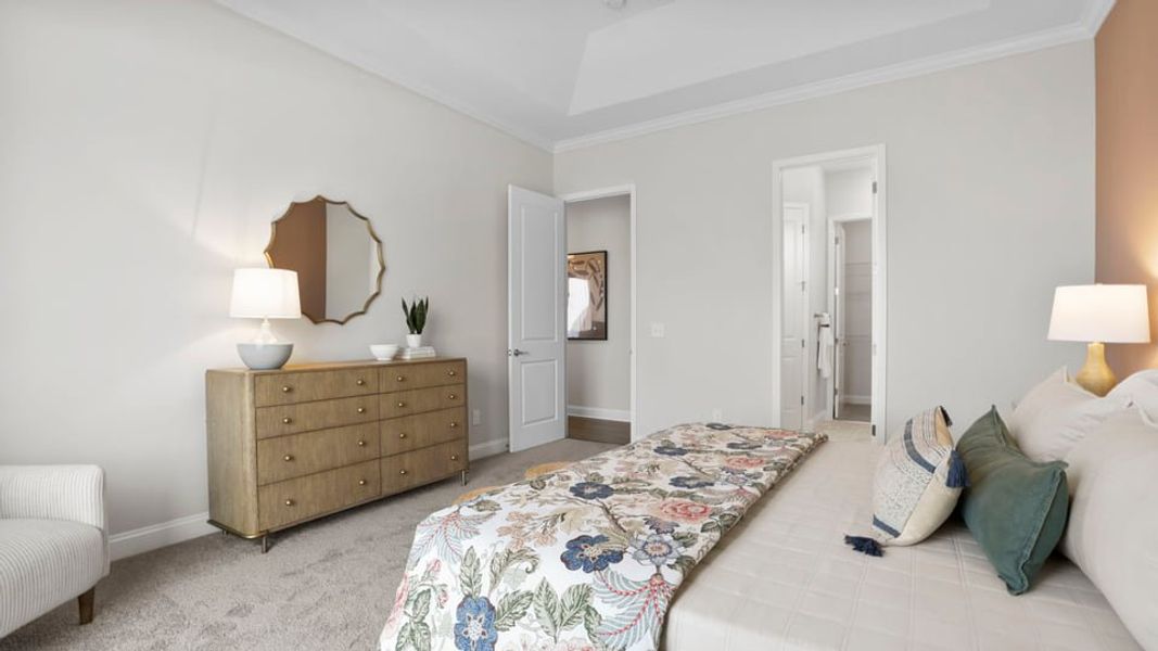 Furnished interior in a model home at Alder Pond in Campobello (Image 23). Furnished interior in a model home at Alder Pond in Campobello (Image 23).