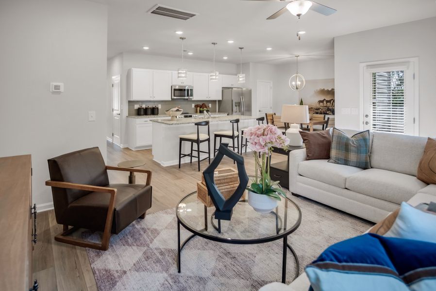 Furnished interior in a model home at Cantigny Park in Clarksville (Image 3).