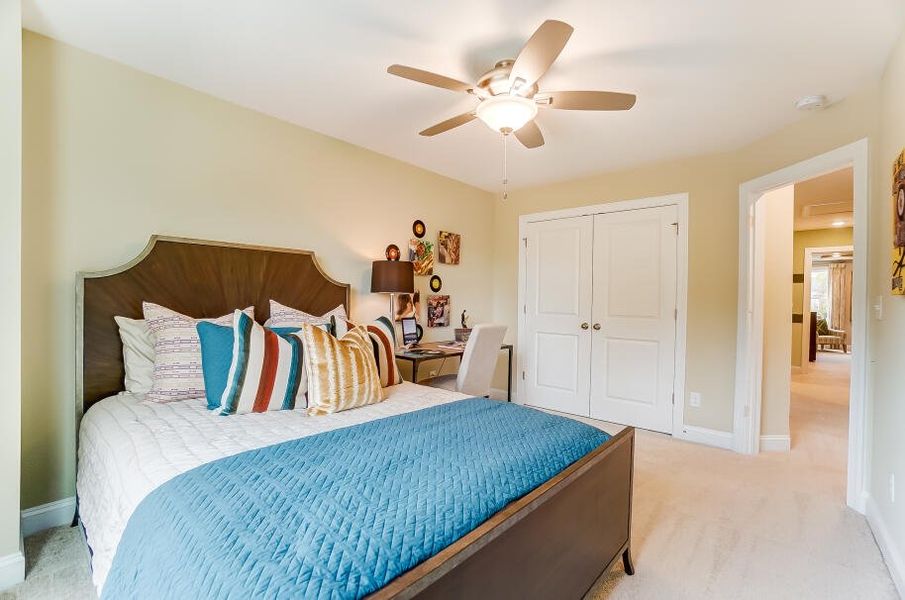 Furnished interior in a model home at Holden Village in Youngsville (Image 24).