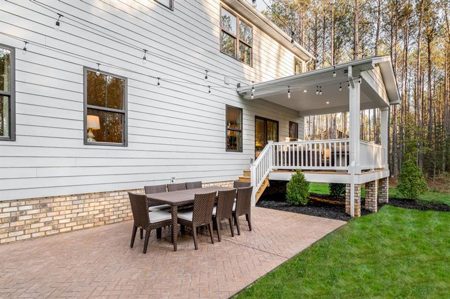 Enjoy 1–2 acre homesites and wooded views for the ultimate backyard retreat.