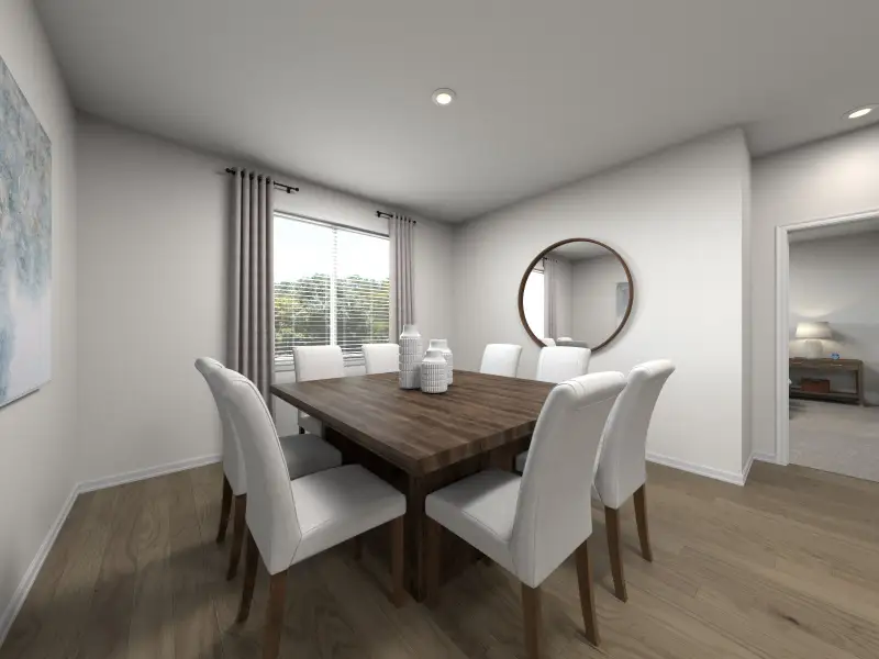 Furnished interior in a model home at Mount Plymouth Greens in Sorrento (Image 2).