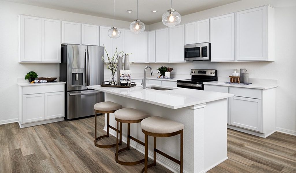 Furnished interior in a model home at Cider Grove in White House (Image 1). Furnished interior in a model home at Cider Grove in White House (Image 1).