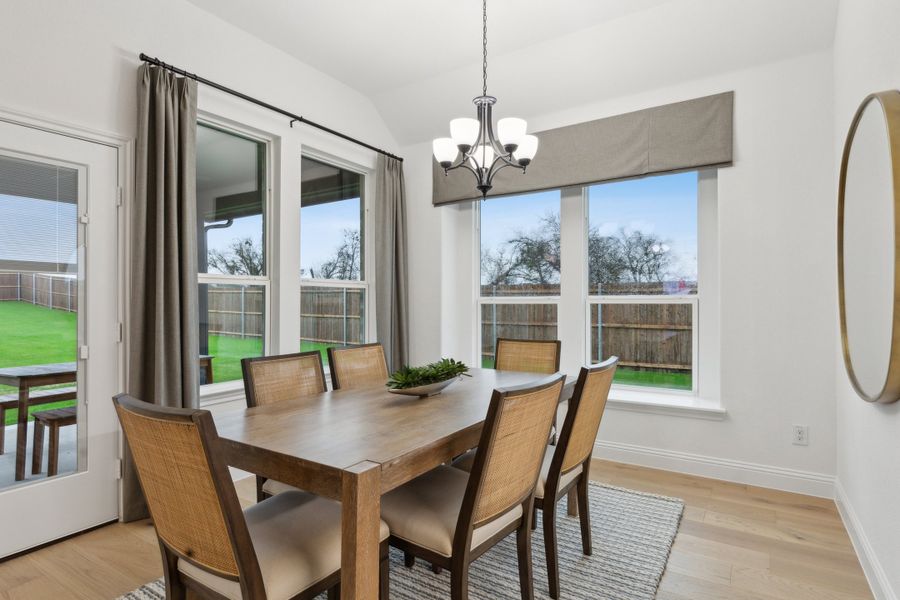 Furnished interior in a model home at Lovers Landing in Forney (Image 14).
