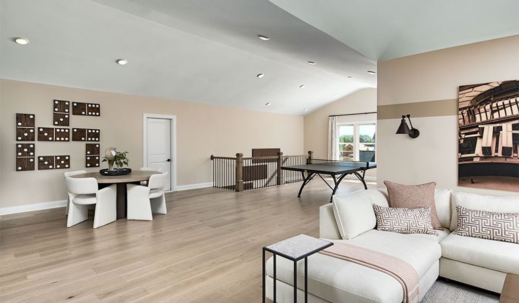 Furnished interior in a model home at August Park in Spring Hill (Image 46).