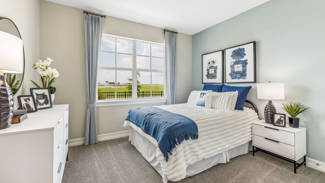 Furnished interior in a model home at Palmetto Landing at Babcock Ranch in Punta Gorda (Image 46).