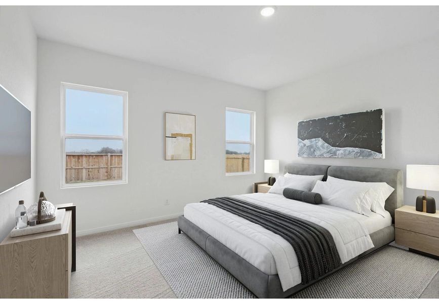 Furnished interior in a model home at Skyline Village in San Tan Valley (Image 5).