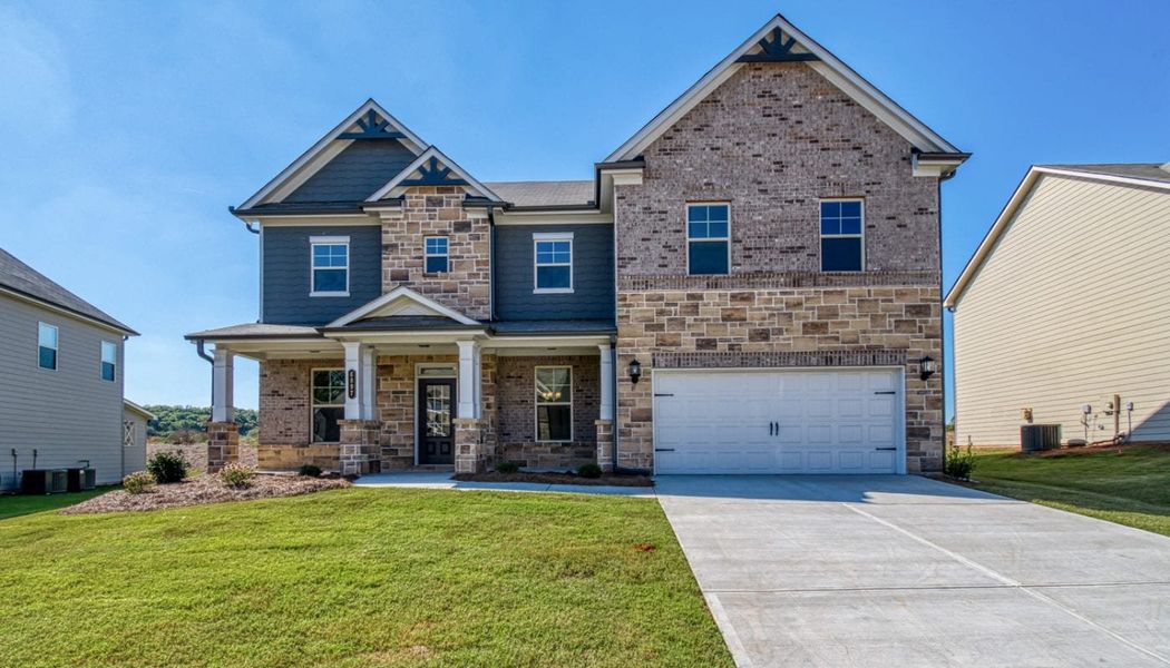 Front exterior of a home in the Fowler Farms community, located in Auburn, GA (Image 18).