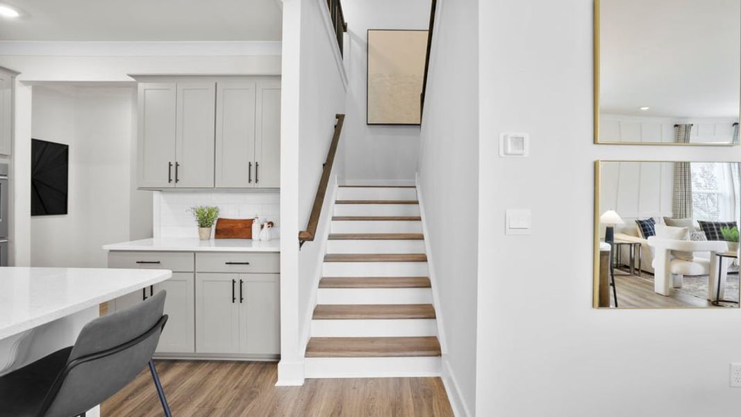 Furnished interior in a model home at Sycamore Cove in Woodruff (Image 59).