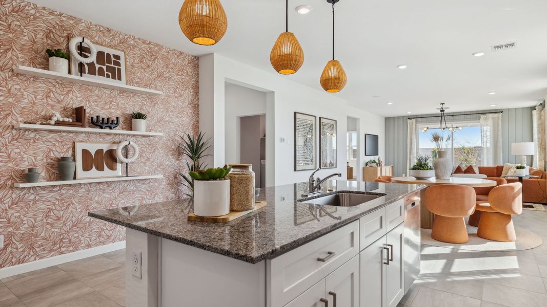 Furnished interior in a model home at Westpark in Buckeye (Image 25).