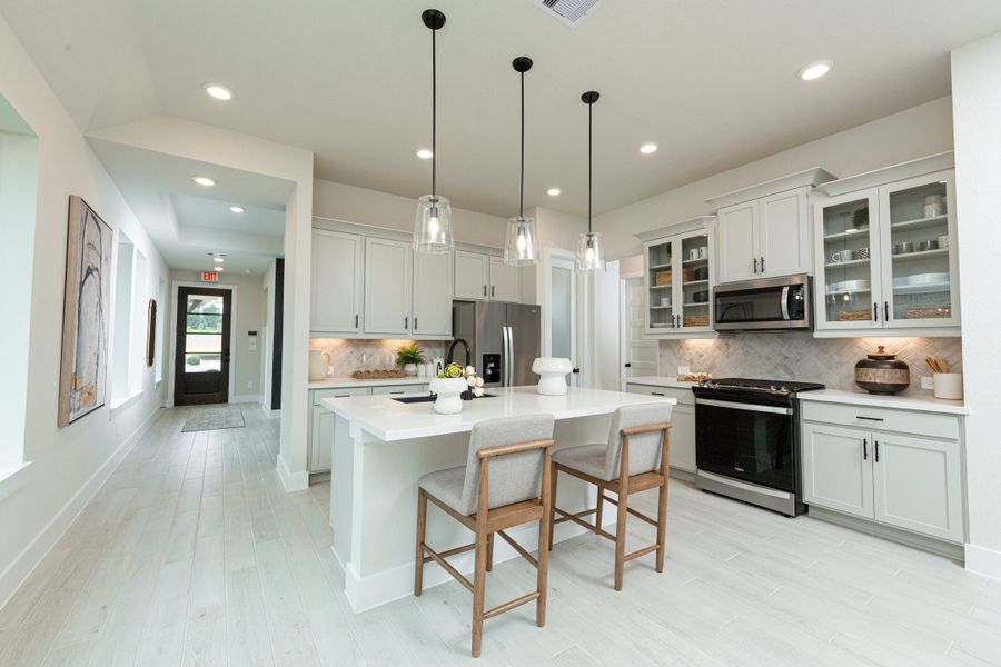 Furnished interior in a model home at Copia Pines: Copia Pines 50' Homesites in Montgomery (Image 11).