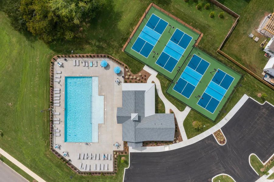 Pool and Pickleball Courts