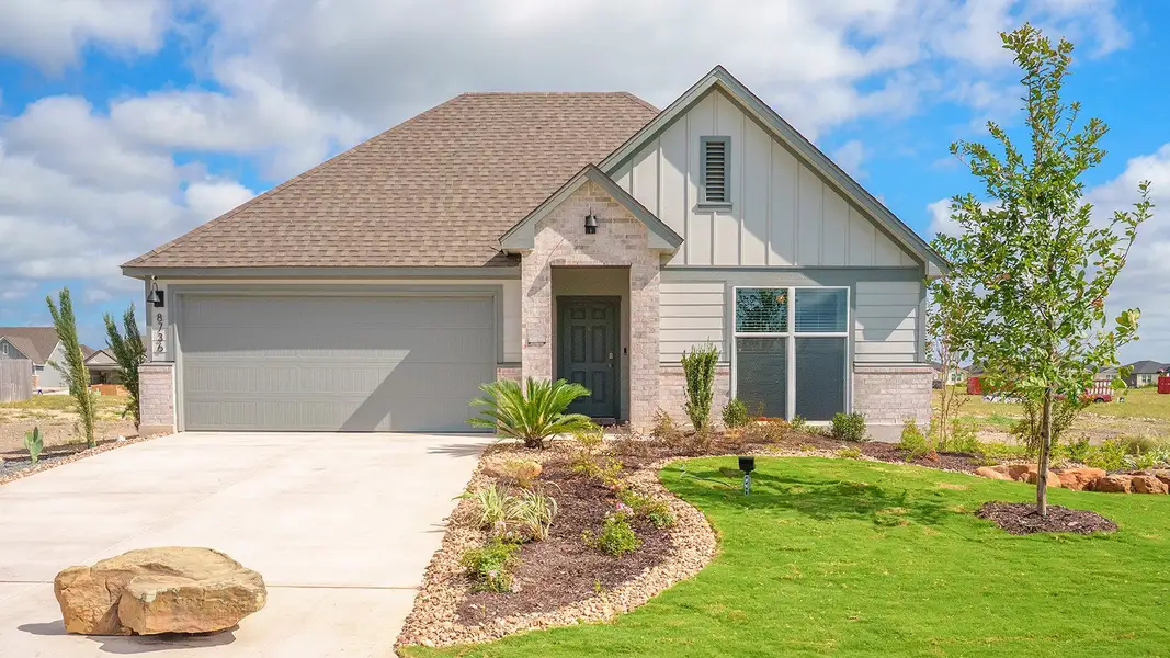 Front exterior of a home in the Mesa Ridge community, located in Temple, TX (Image 2).