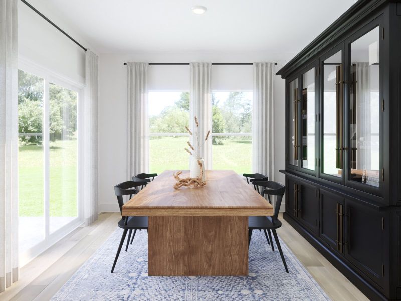 Furnished interior in a model home at Avery Farms - Ridge Series in Murfreesboro (Image 5).