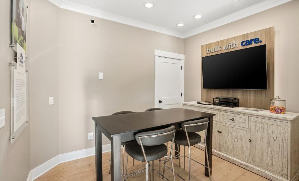 Furnished interior in a model home at Blythe Mill Townhomes in Waxhaw (Image 27). Furnished interior in a model home at Blythe Mill Townhomes in Waxhaw (Image 27).