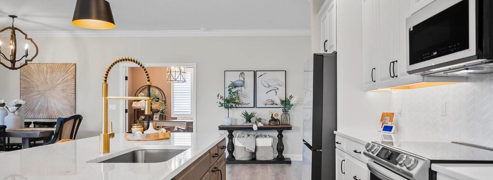 Furnished interior in a model home at Matanzas Cove in Palm Coast (Image 4). Furnished interior in a model home at Matanzas Cove in Palm Coast (Image 4).