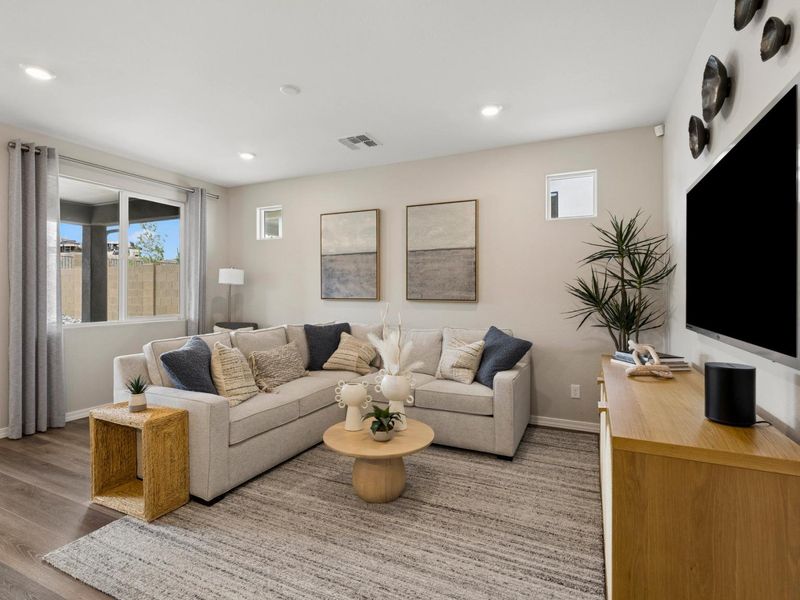 Furnished interior in a model home at South Ranch Destination Collection in Prescott (Image 9). Furnished interior in a model home at South Ranch Destination Collection in Prescott (Image 9).