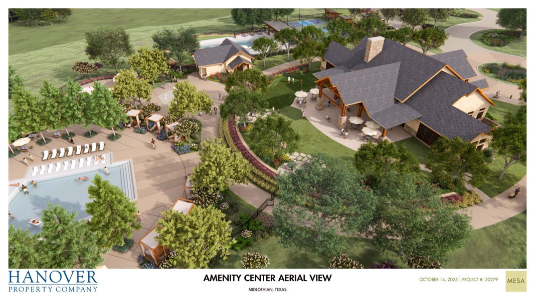 Rendering for BridgeWater amenities Rendering for BridgeWater amenities