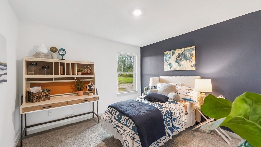 Furnished interior in a model home at Holly Trails in Sour Lake (Image 15).
