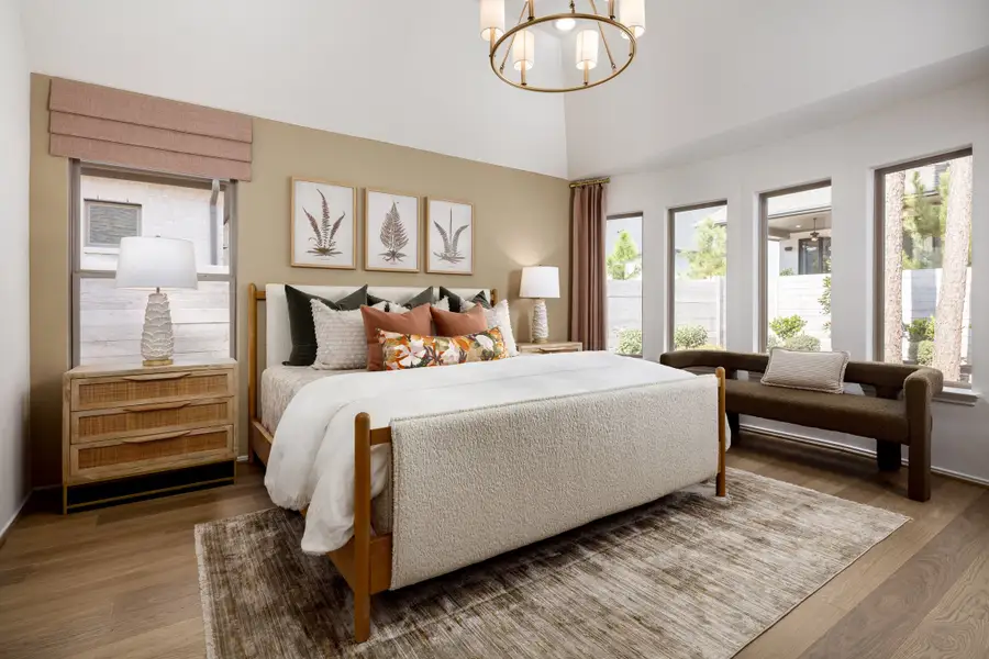 Furnished interior in a model home at Two Step Farm in Montgomery (Image 18).