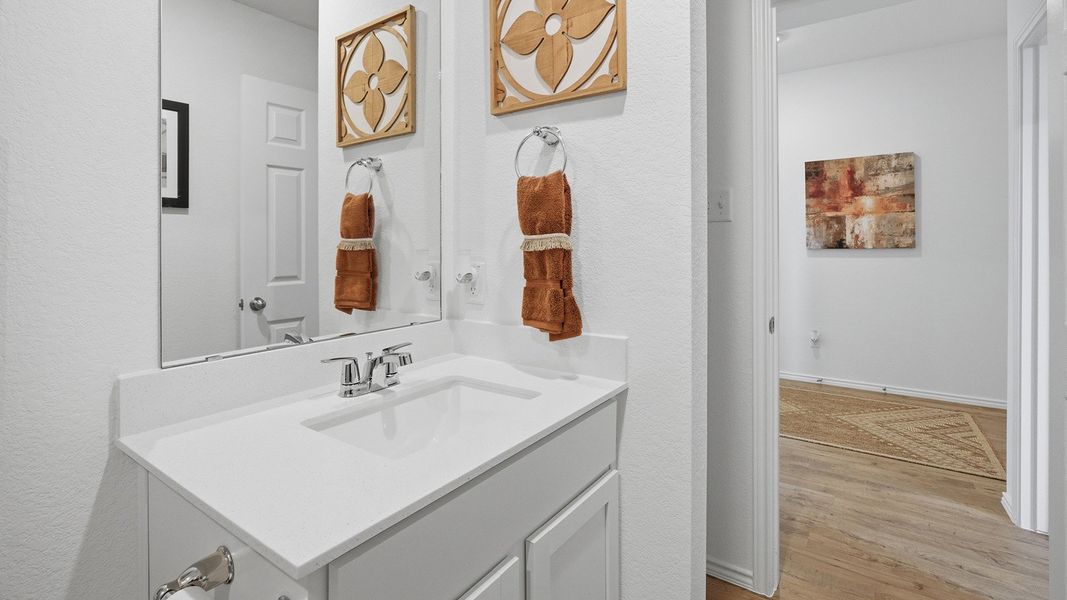 Furnished interior in a model home at Rancho San Gabriel in Georgetown (Image 35). Furnished interior in a model home at Rancho San Gabriel in Georgetown (Image 35).