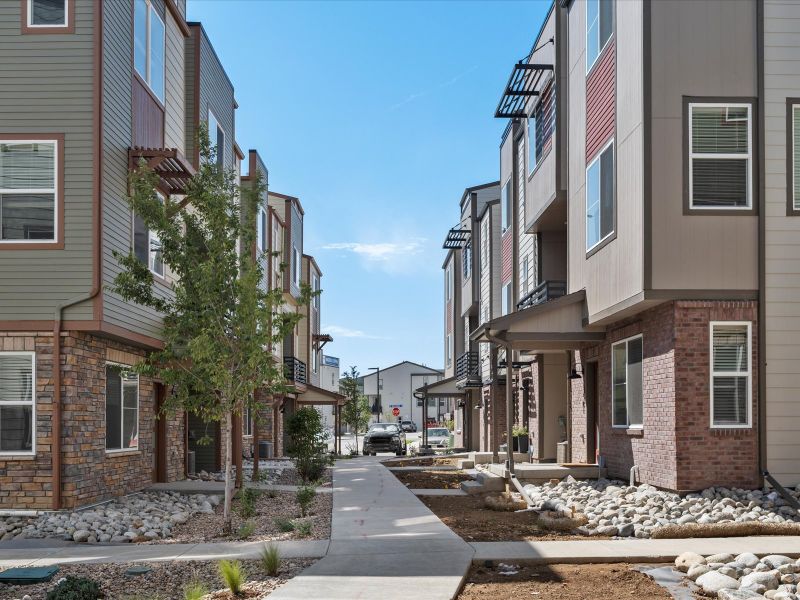 The Cameron floorplan exterior image taken at a Meritage Homes community in Broomfield, CO.