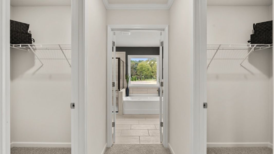 Furnished interior in a model home at Haven Abbey in Cumming (Image 61).