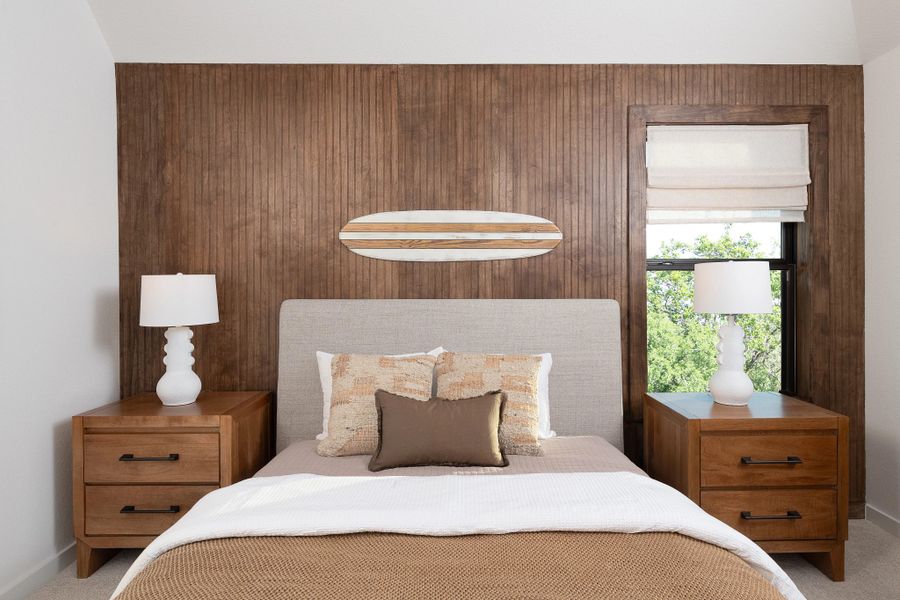 Furnished interior in a model home at Ashland in Angleton (Image 6).