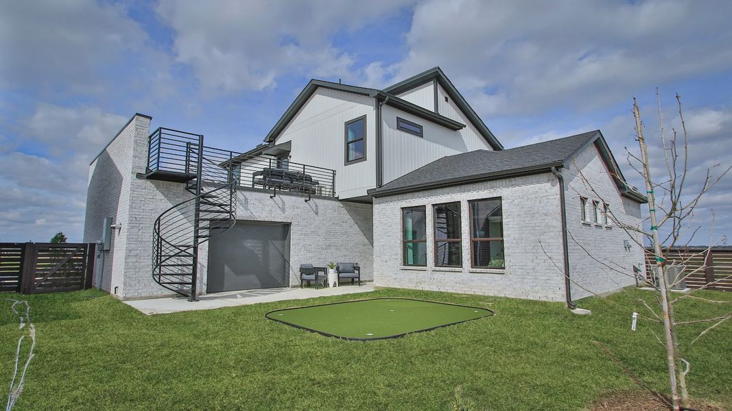 Exterior details of a home in Bridgeland Central, Cypress (Image 3).