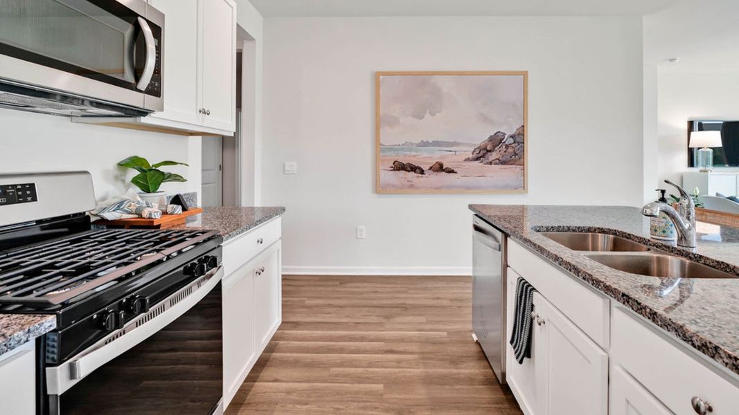 Furnished interior in a model home at Driftwood in Richlands (Image 18).