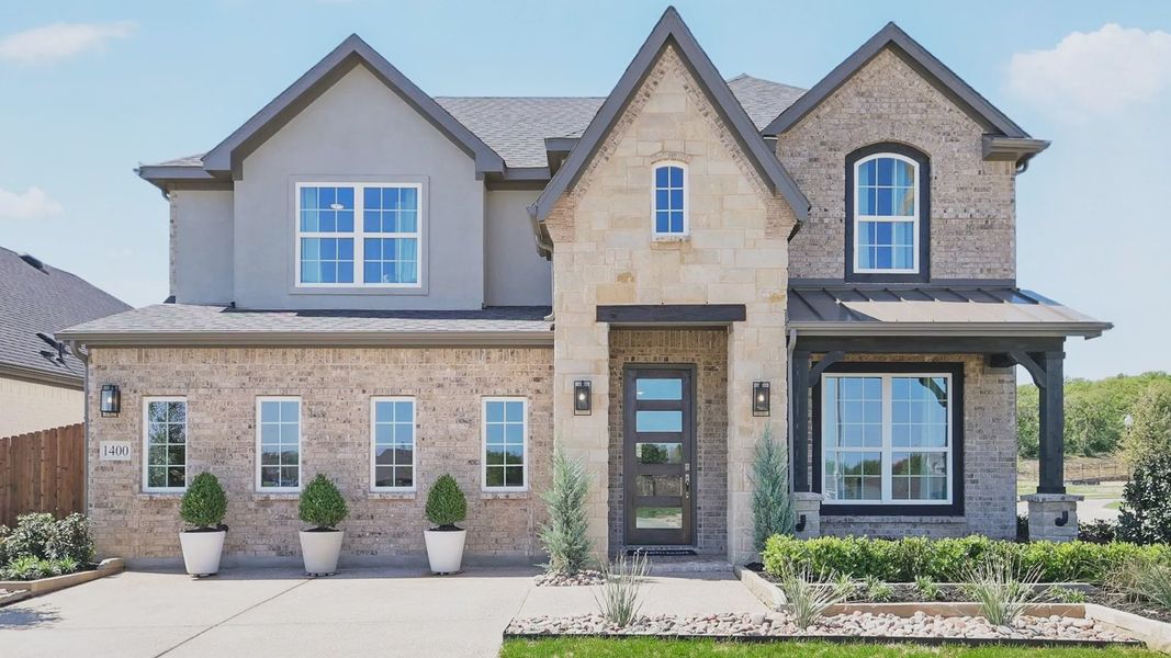 Exquisite brick facade and modern gabled architecture in prestigious Green Oaks Preserve. Exquisite brick facade and modern gabled architecture in prestigious Green Oaks Preserve.