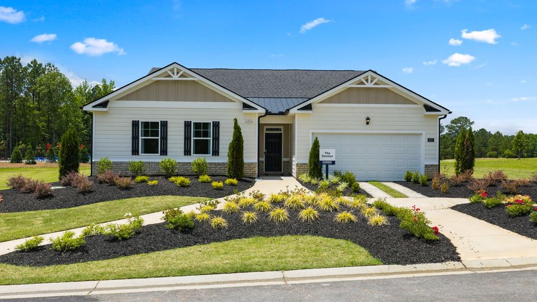 Front exterior of a home in the Kingston Ranch at Lake Oconee community, located in Buckhead, GA (Image 4). Front exterior of a home in the Kingston Ranch at Lake Oconee community, located in Buckhead, GA (Image 4).
