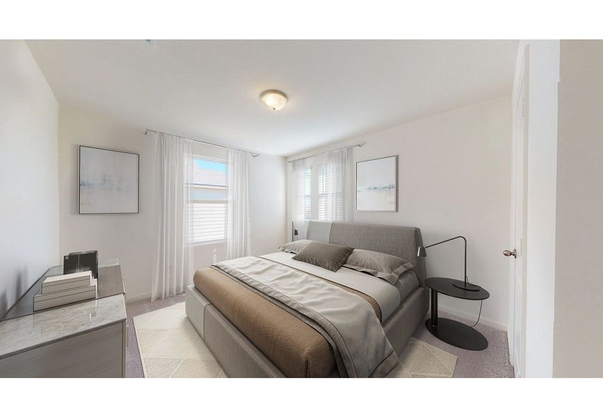 Furnished interior in a model home at Glen Abbey in Kernersville (Image 7).