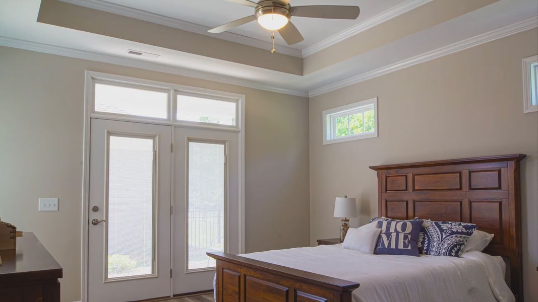 Furnished interior in a model home at The Landing at Sycamore Creek in High Point (Image 12).