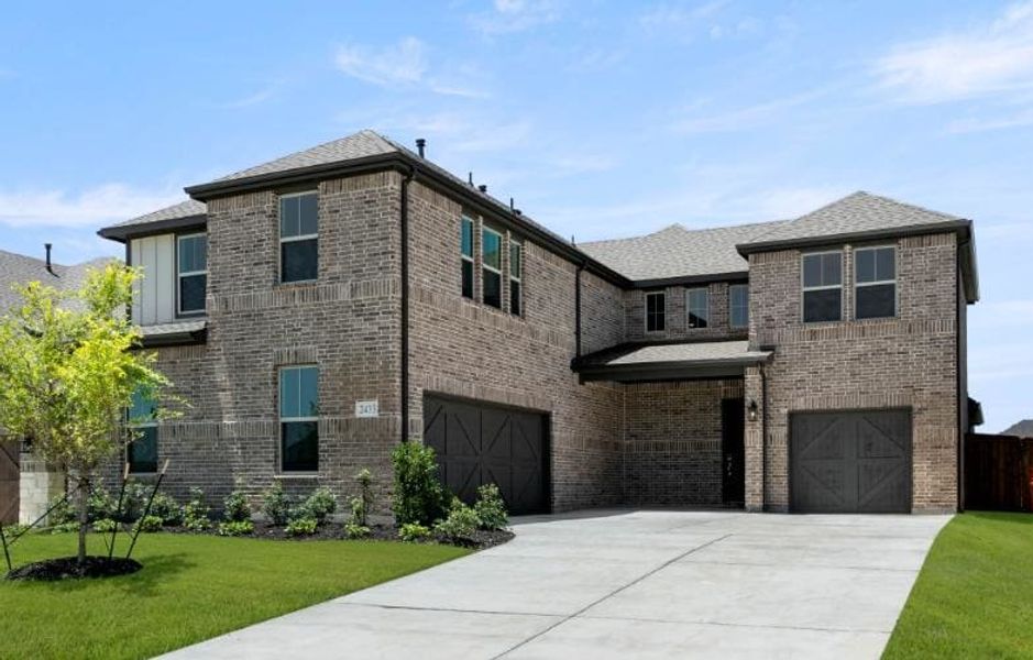 Front exterior of a home in the LaPrelle 60s community, located in Fort Worth, TX (Image 3).