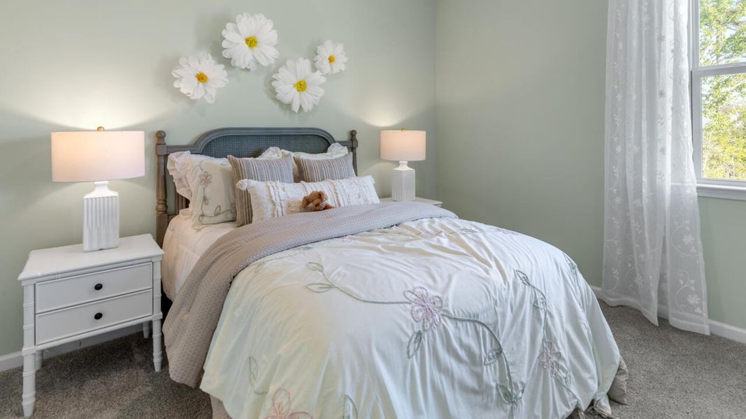 Furnished interior in a model home at Grayson Park in Leland (Image 21).