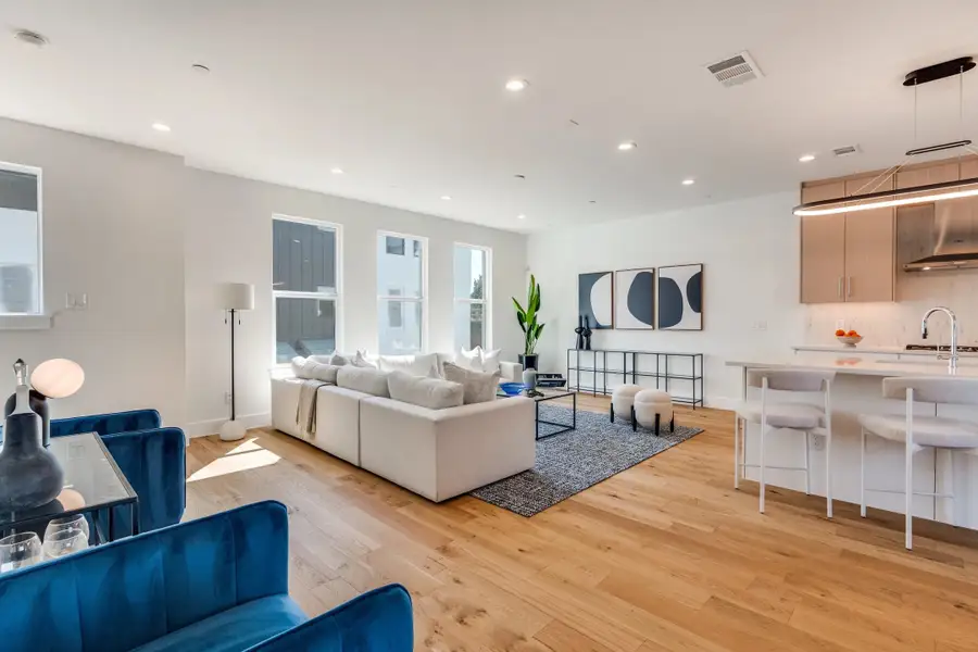Furnished interior in a model home at Clifton Court in Addison (Image 13).