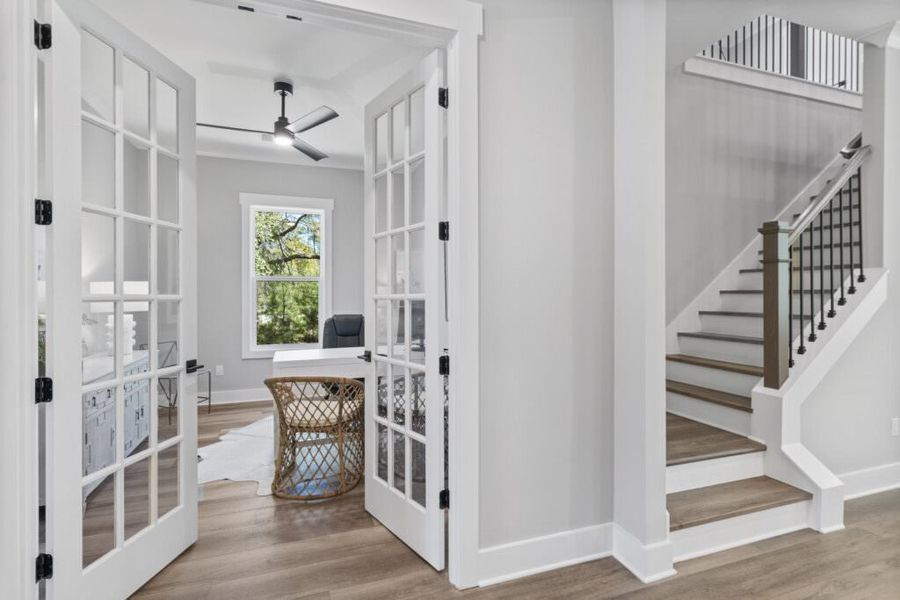 Furnished interior in a model home at The Shoal in Santa Rosa Beach (Image 23).